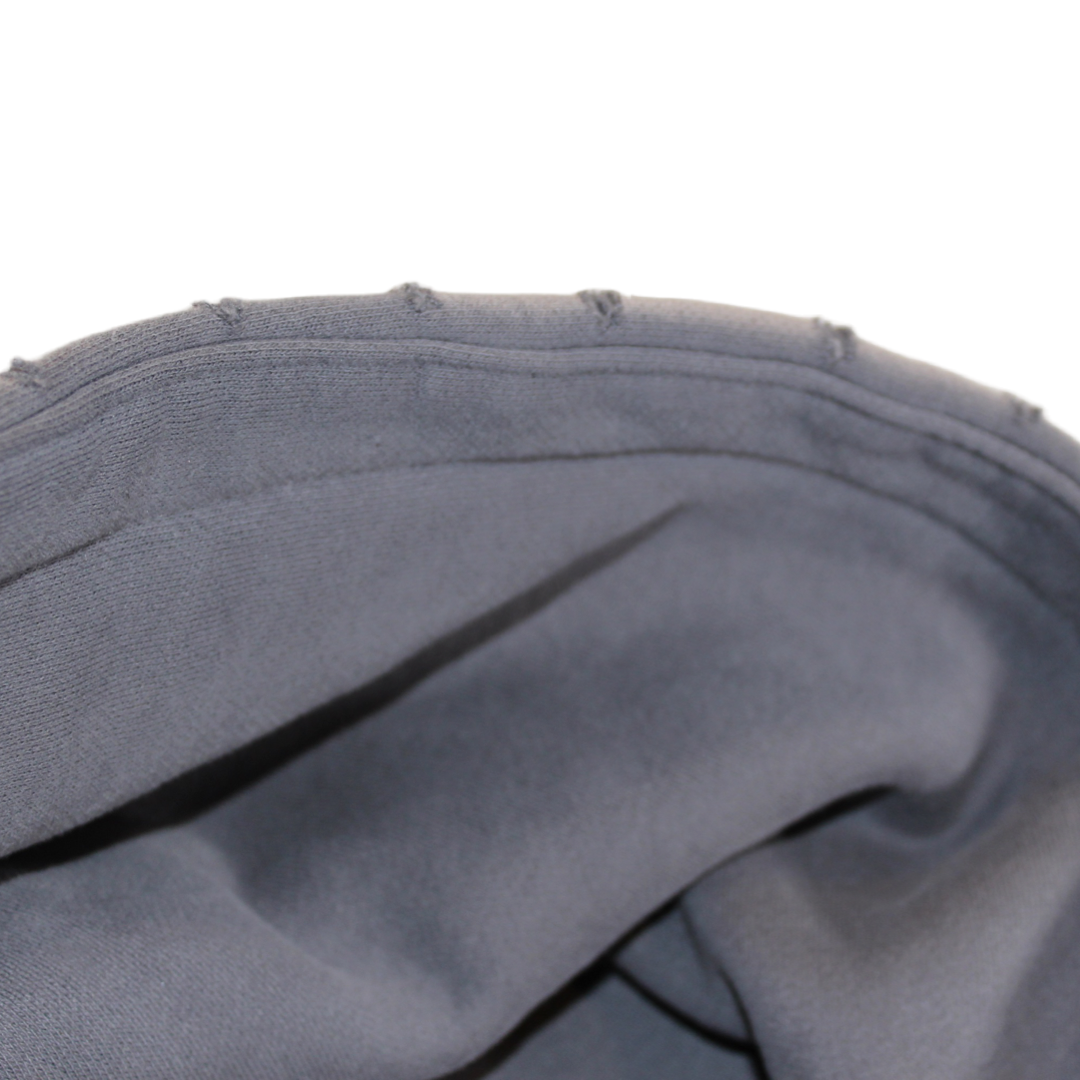 Ash Grey Frayed Hoodie image 3