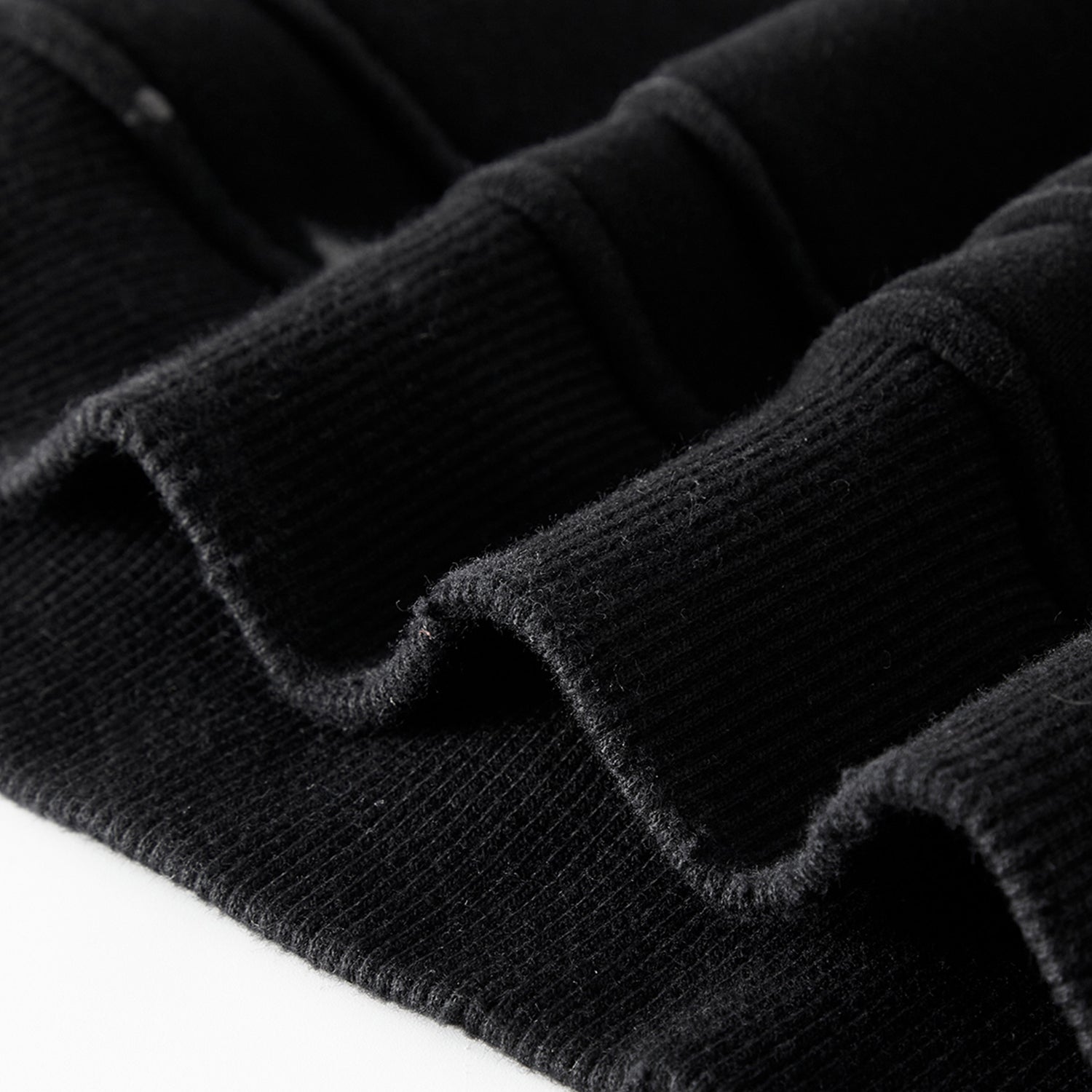 Black Frayed Hoodie image 7