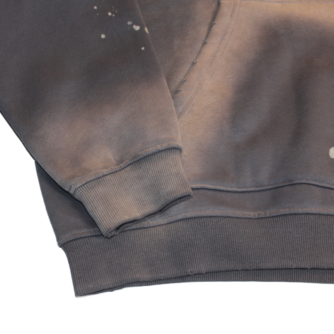 Ash Grey Frayed Hoodie image 4