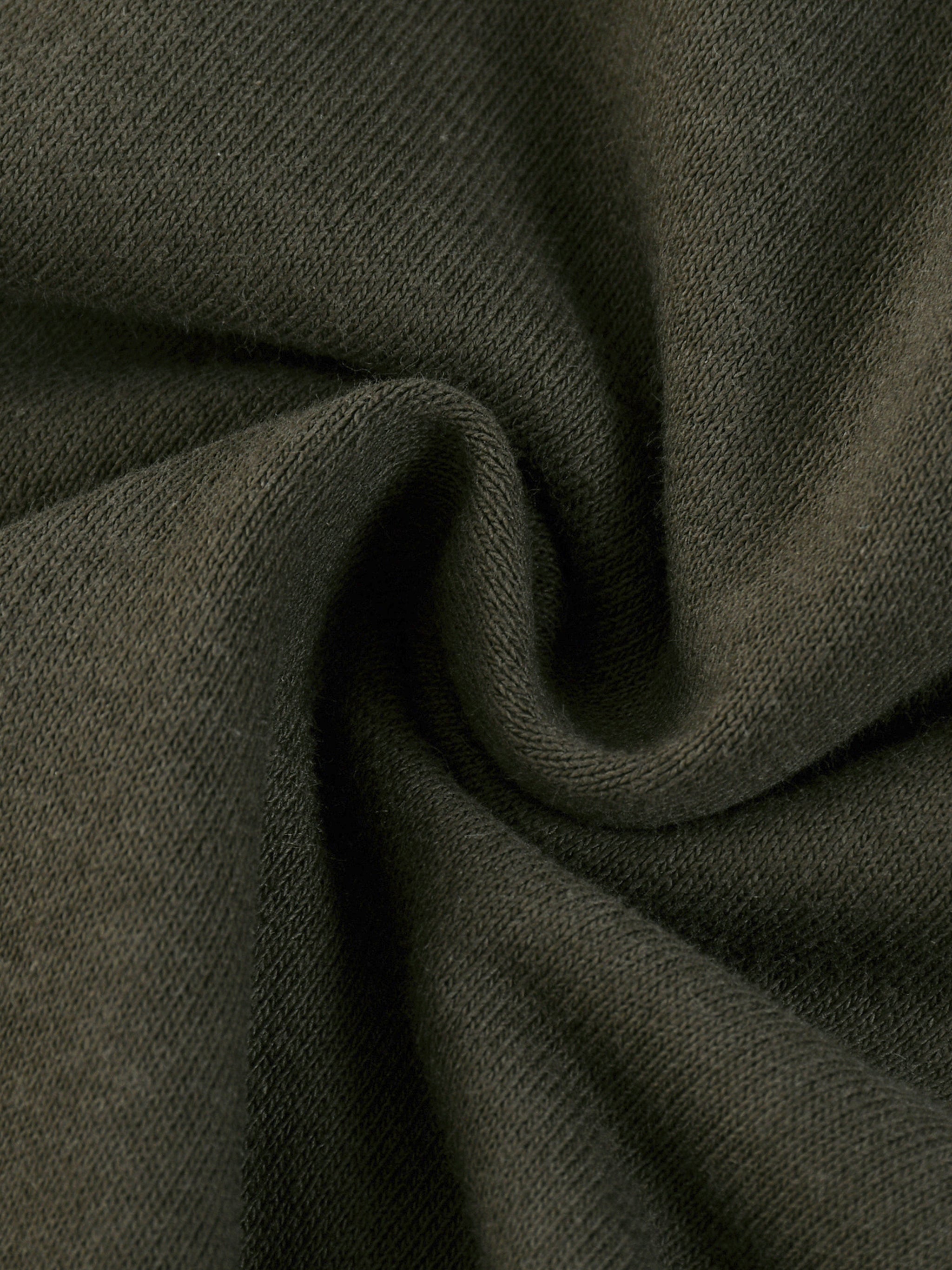 DOLMAN SLEEVE ZIP-THROUGH FLEECE HOODIE BLACK