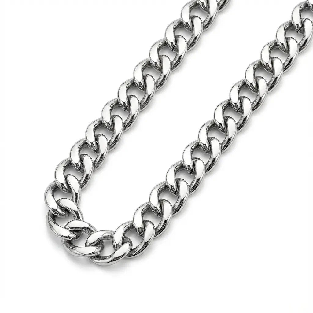 Stainless Steel FaceLess Cuban Link Chain. LIMITED ONLY 50