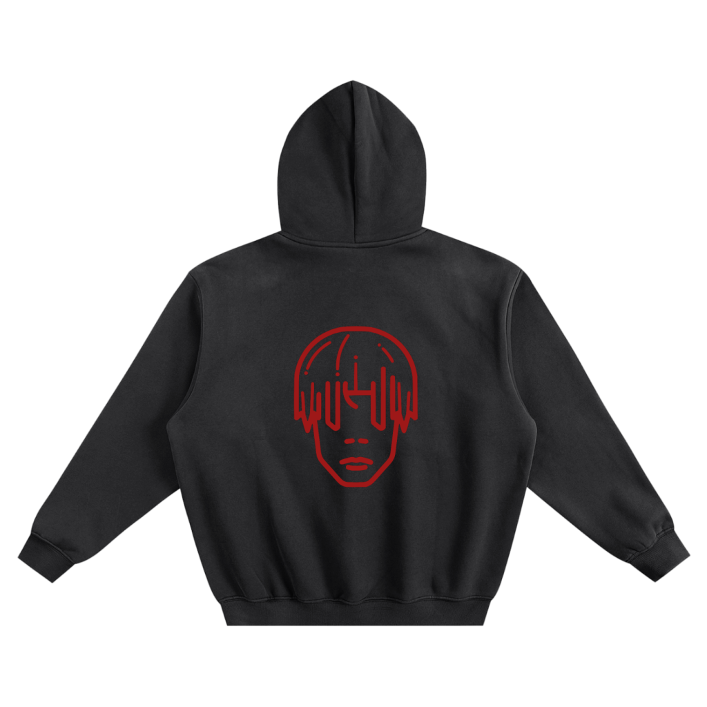 Red Blackout Hoodie
