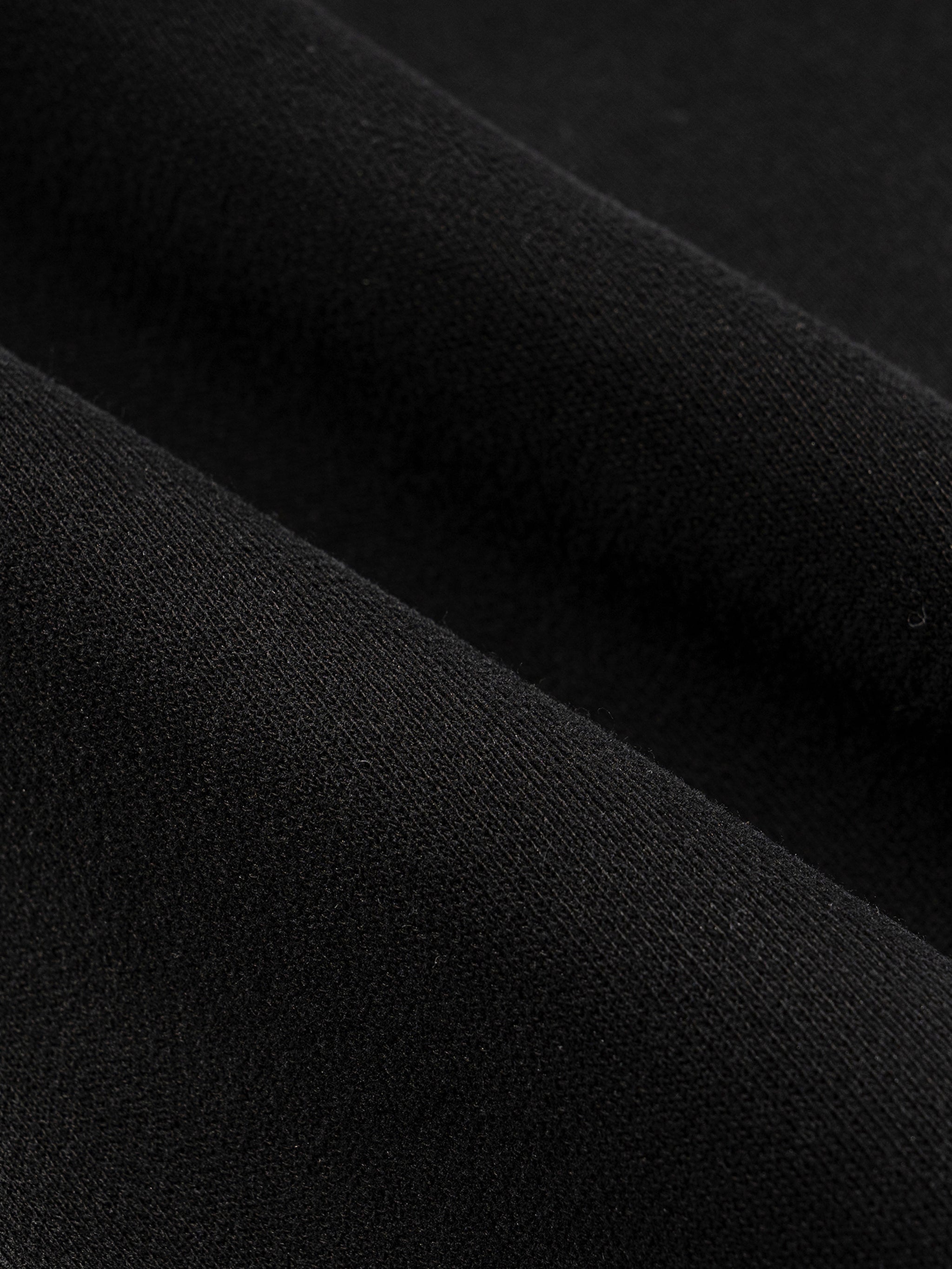 BLACK- DETACHABLE FUR HOOD ZIP-UP BOXY FLEECE HOODIE